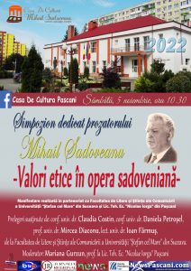 Simpozion dedicat pozatorului Mihail Sadoveanu