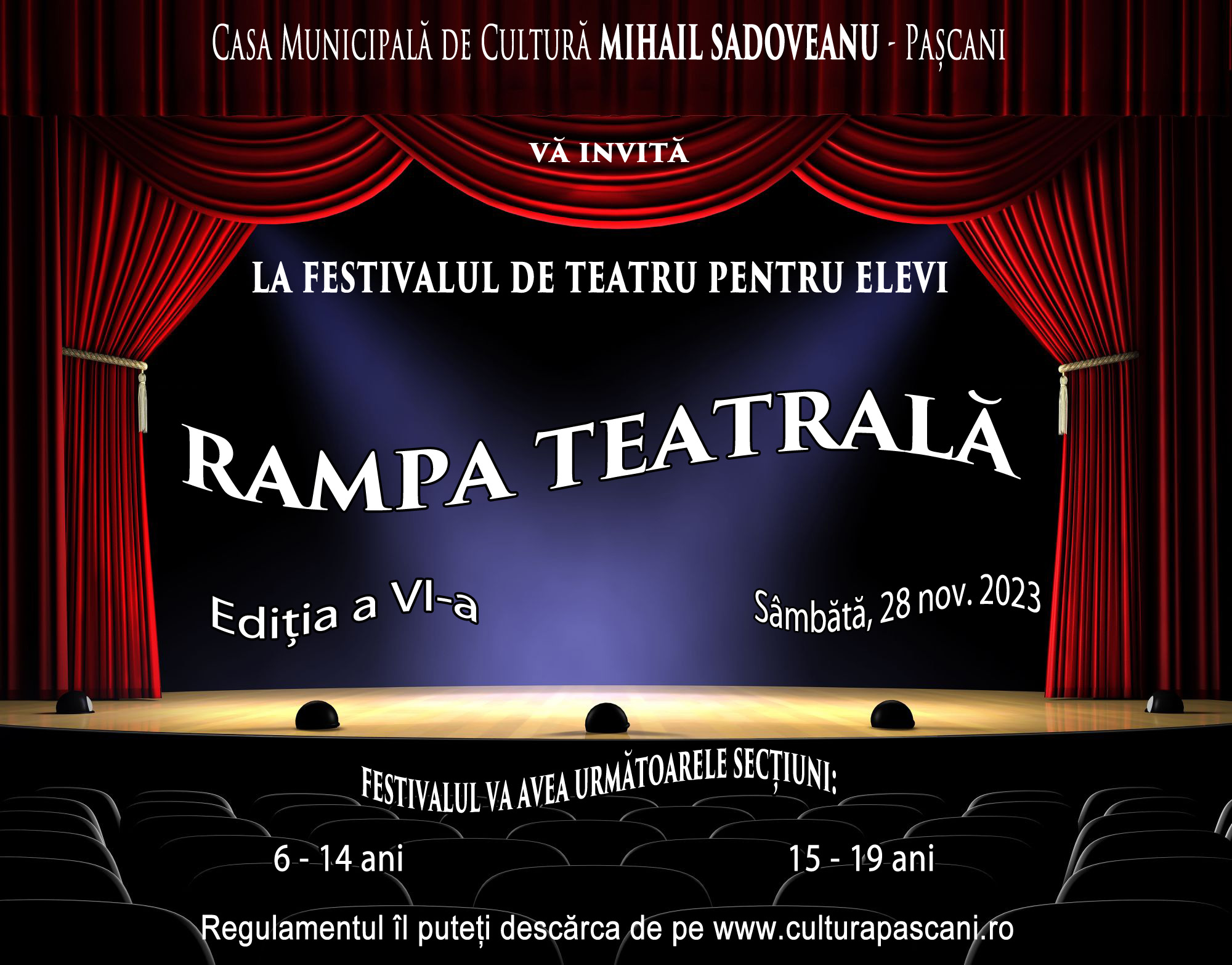 Read more about the article Teatru pentru elevi – Rampa teatrala
