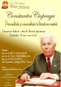 Simpozion Constantin Ciopraga