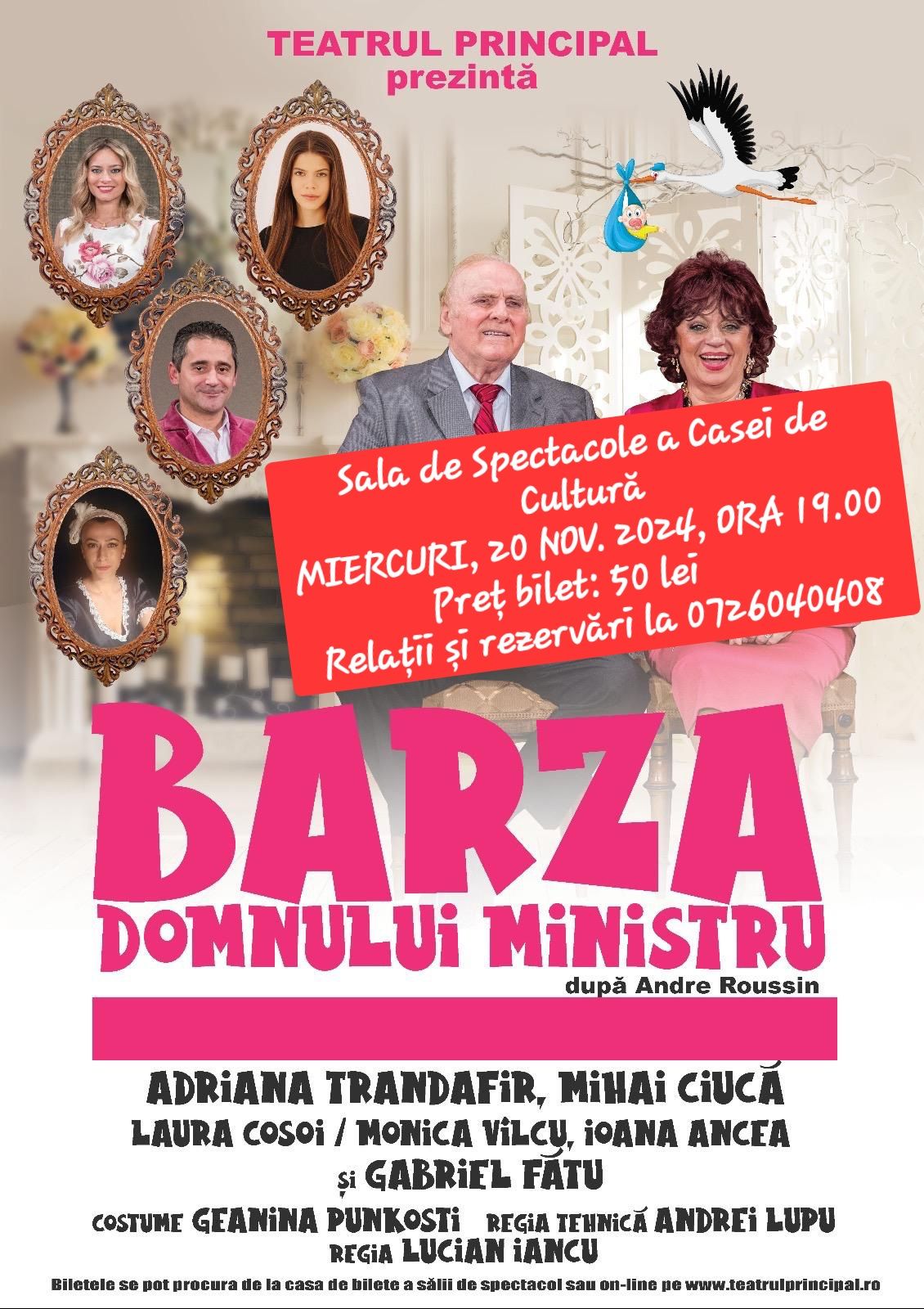 Read more about the article Teatru – Bara domnului minstru